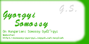 gyorgyi somossy business card